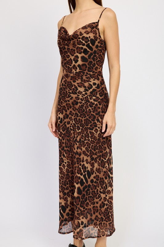 All You Said Leopard Maxi Dress