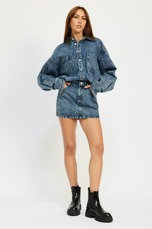 On My Mind Denim Dress