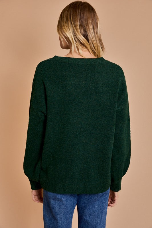 Mistletoe & Mimosa Sweater