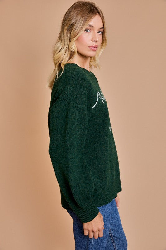 Mistletoe & Mimosa Sweater