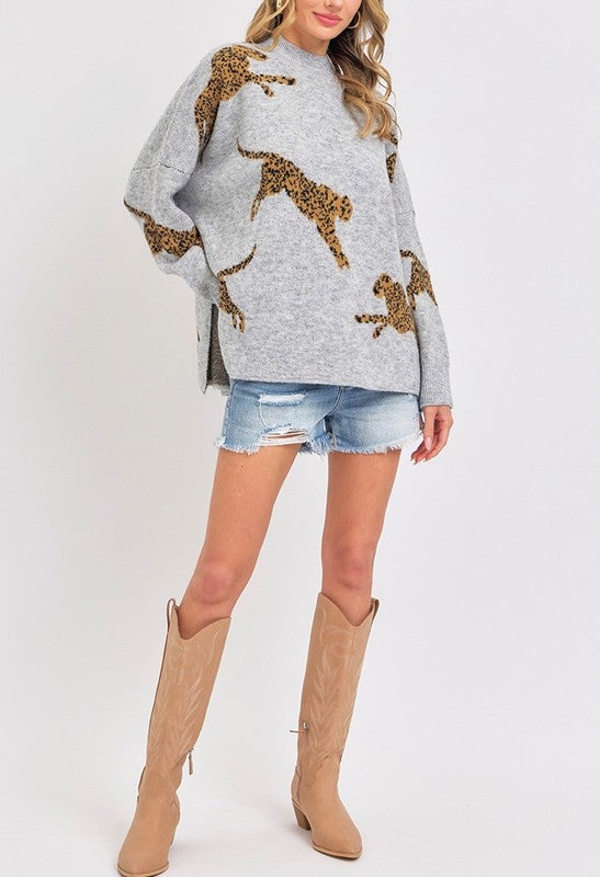 So It Goes Leopard Sweater