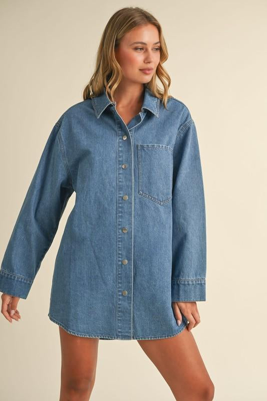 We’re Good Denim Dress