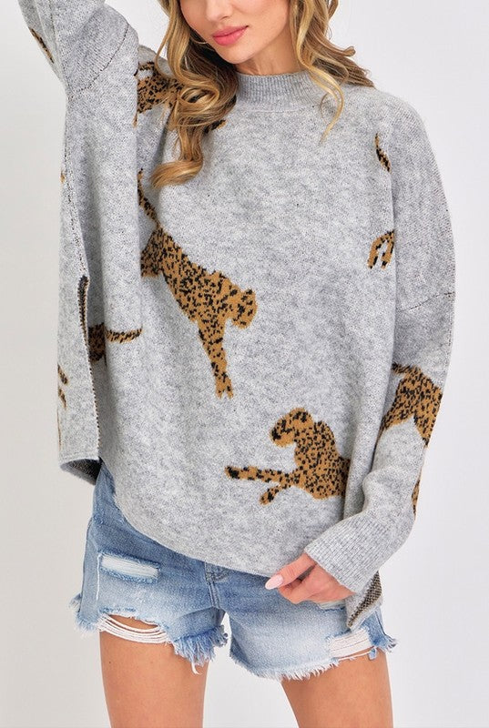 So It Goes Leopard Sweater