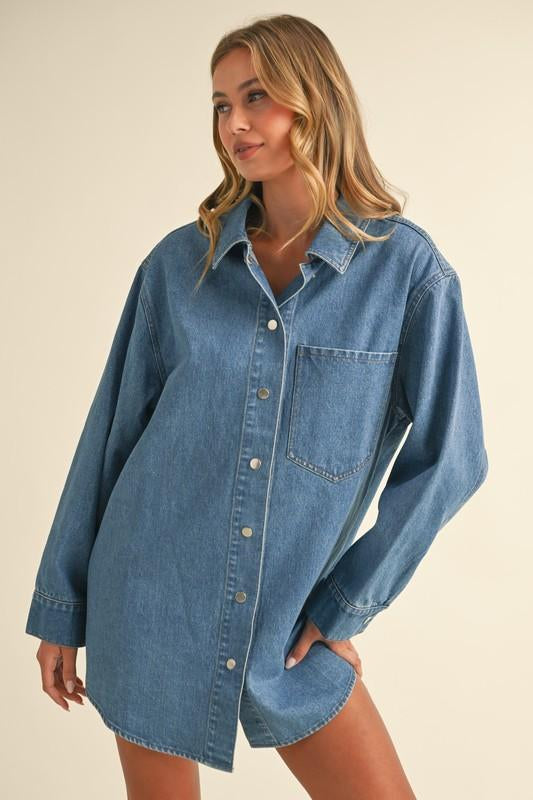 We’re Good Denim Dress